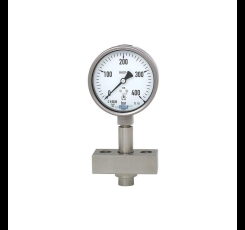 WIKA Diaphragm seal with sterile connection Model 990.30