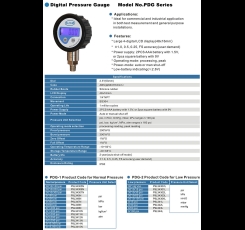 ĐỒNG HỒ ĐO ÁP SUẤT DẠNG ĐIỆN TỬ SHM PDG SERIES