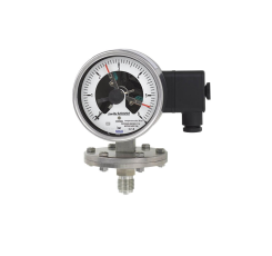 ĐỒNG HỒ ĐO ÁP SUẤT DẠNG MÀNG CÓ TIẾP ĐIỂM ĐIỆN WIKA PGS43.100