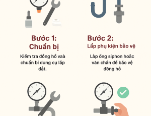 HƯỚNG DẪN LẮP ĐẶT ĐỒNG HỒ ÁP SUẤT ĐÚNG CÁCH – ĐẢM BẢO ĐỘ CHÍNH XÁC VÀ AN TOÀN