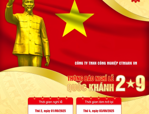 CTMARK VN - THÔNG BÁO NGHỈ LỄ QUỐC KHÁNH 2/9/2025