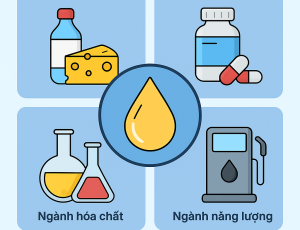 ỨNG DỤNG DẦU GLYCERIN TRONG CÔNG NGHIỆP