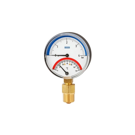 WIKA Bimetal thermomanometer Models 100.0x, 100.1x