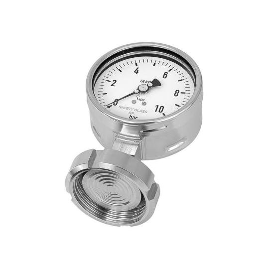 WIKA Diaphragm seal with sterile connection Models 990.18, 990.19, 990.20 and 990.21 