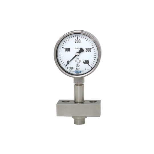 WIKA Diaphragm seal with sterile connection Model 990.30