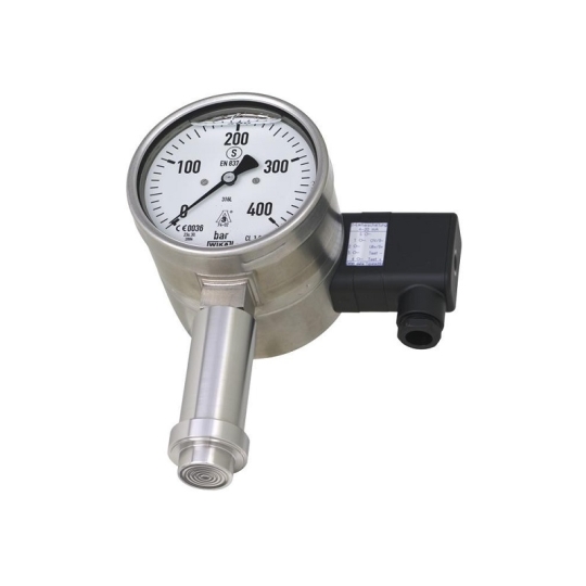 WIKA Diaphragm seal with sterile connection Model 990.30