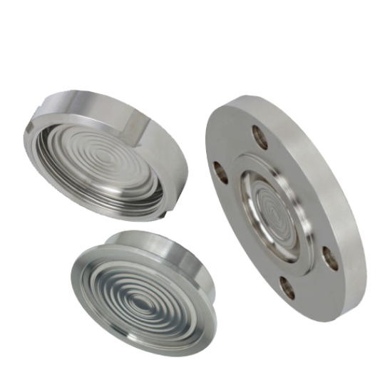 Diaphragm seal with sterile connection Aseptic connection per DIN 11864 WIKA 990.51 