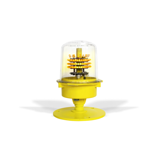 SEGS24HY30 - Elevated TLOF heliport lighting system, yellow light