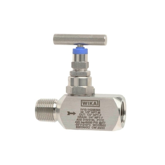 WIKA Needle valve and multiport needle valve Model IV1