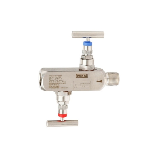 WIKA Block-and-bleed valve Model IV2