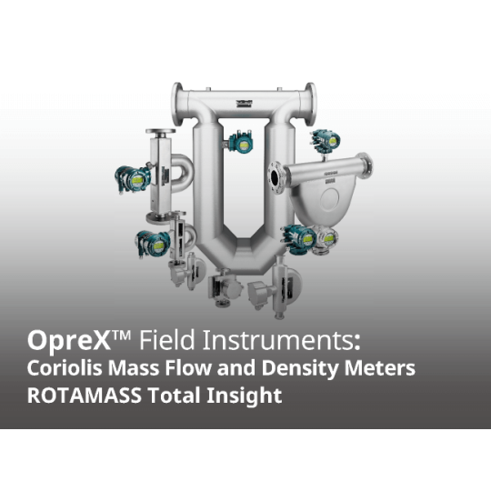 ROTAMASS Total Insight Coriolis Mass Flowmeter